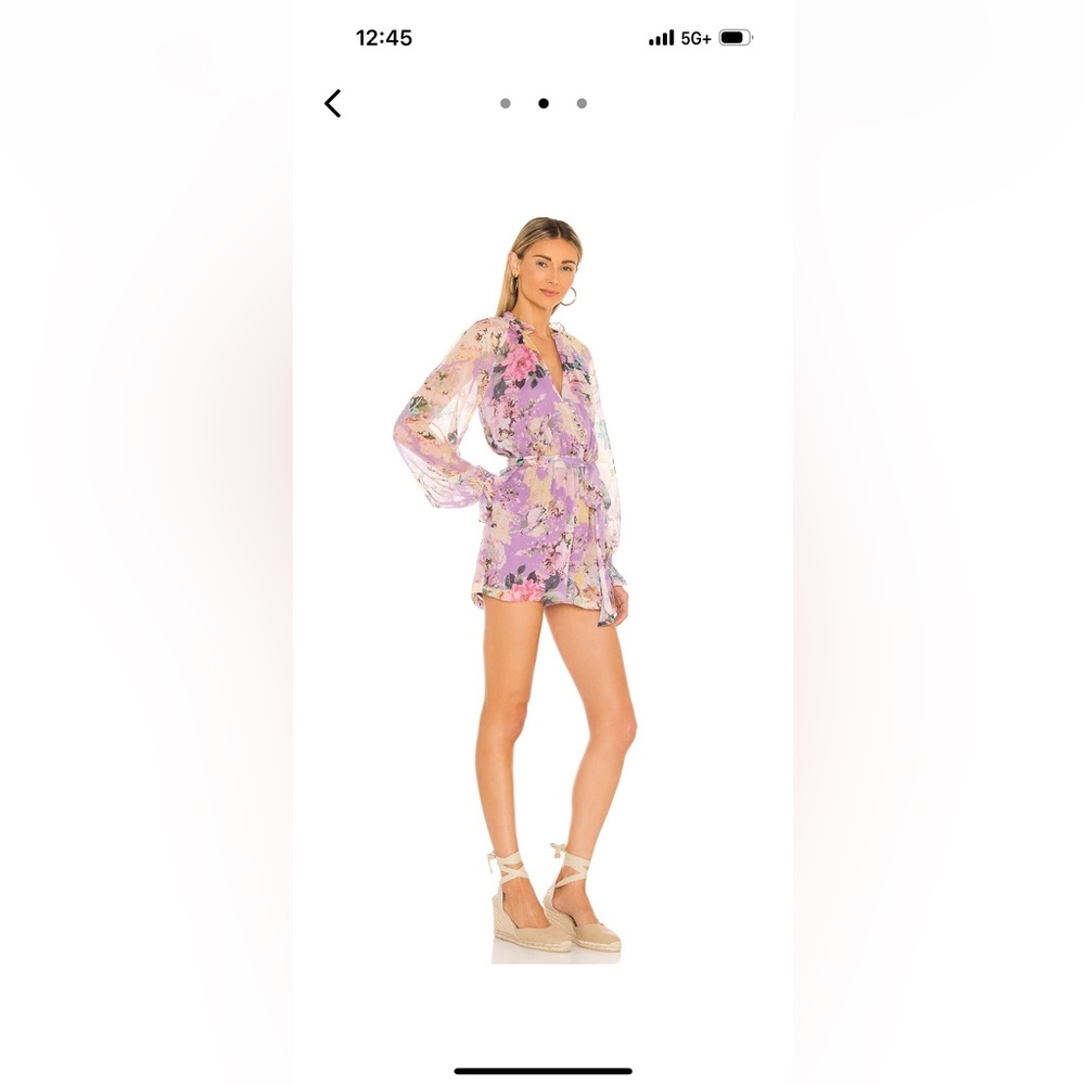 X REVOLVE Teien Romper in Purple Floral
HEMANT AND NANDITA, size XS